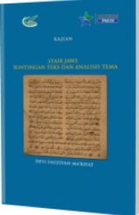 E-book Syair Jawi :suntingan teks dan analisis tema